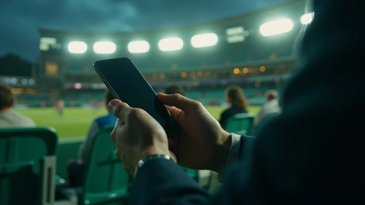 A phone displaying the operator app context