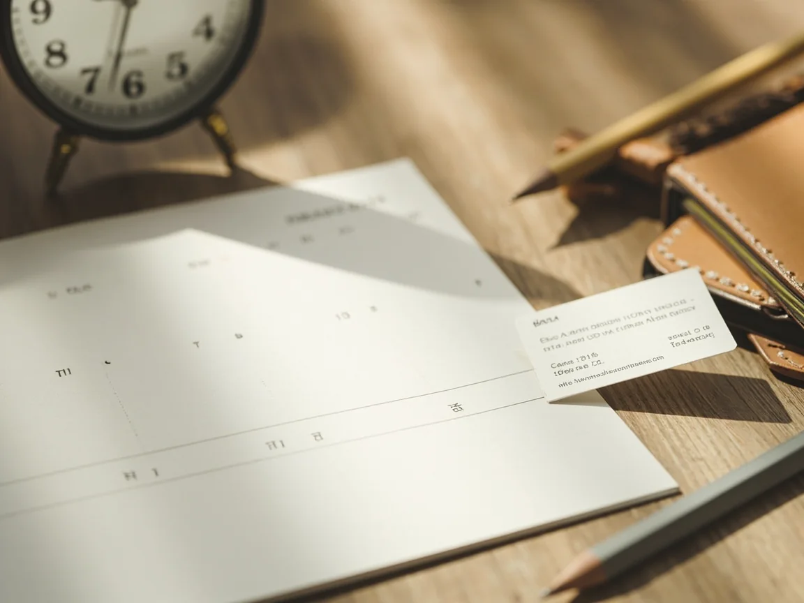 A calendar scene tracking code validity windows