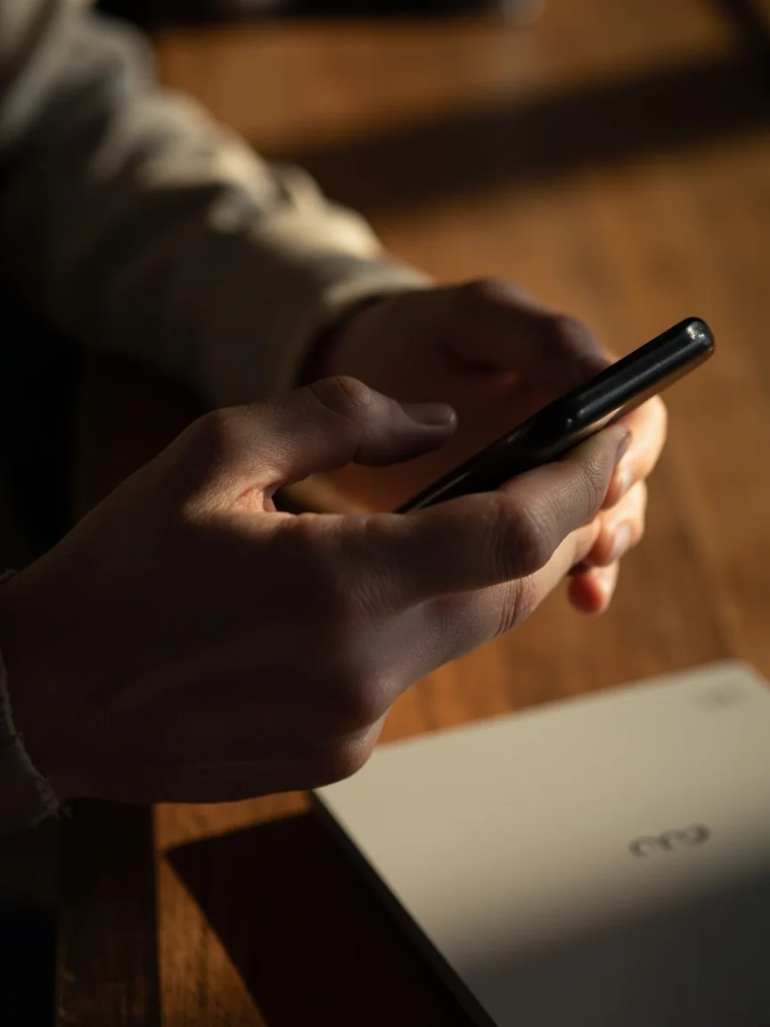 A home Wi-Fi connection used for downloading