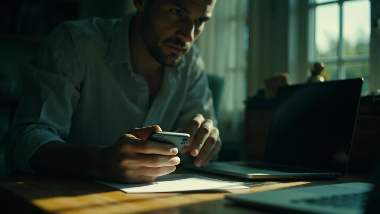 A camera capture screen on a phone for KYC selfie verification
